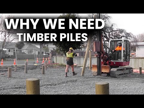 Putting Timber Piles Below a Concrete Slab Explained!