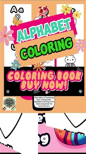 🔤✨ Alphabet Coloring Book! ✨🎨