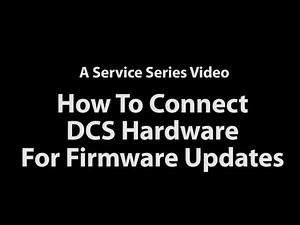 MTH How To Series - How To Connect DCS Hardware For Firmware Updates - Service Spotlight