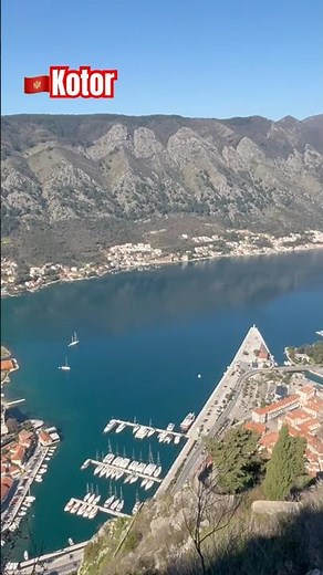 絶景 ＃コトル 城壁 を登る #Kotor ＃モンテネグロ ＃バルカン半島
