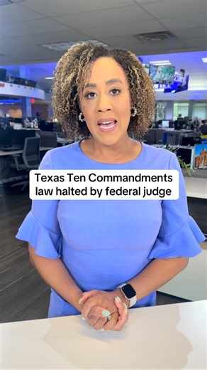 22K views · 7.7K reactions | ON PAUSE: The new Texas Ten Commandments law for classrooms has been halted — for now — by a federal judge. Here’s what happens now. #education #schools #texas | WFAA | Facebook