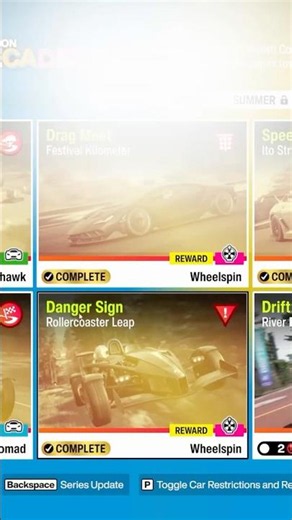 How to Beat Seasonal Danger Sign Forza Horizon 6 (Seasonal Guide) #automobile #forzahorizon #fh6