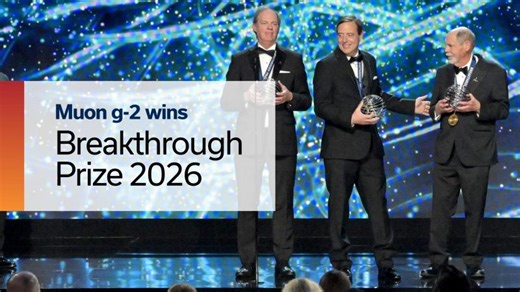 Muon g-2 wins Breakthrough Prize in Fundamental Physics | Fermilab