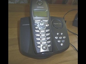 Funktionsprüfung Schnurloses DECT Telefon Siemens Gigaset C325, Wireless phone
