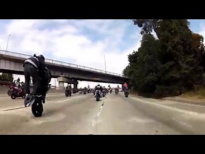 Crazy Motorcycle Stunts and Police Chases