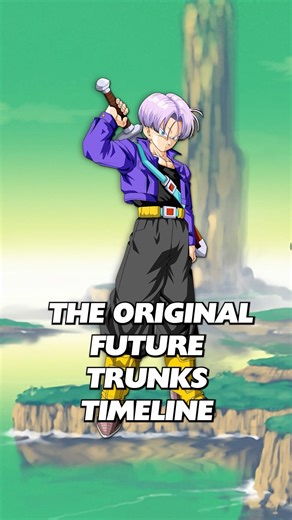 The Original Future Trunks Timeline #goku #dragonballz #vegeta