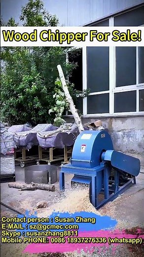 Title:Small Wood Chipper | Mini Wood Chipping Machine for Wood Pellet & Briquette Production Line