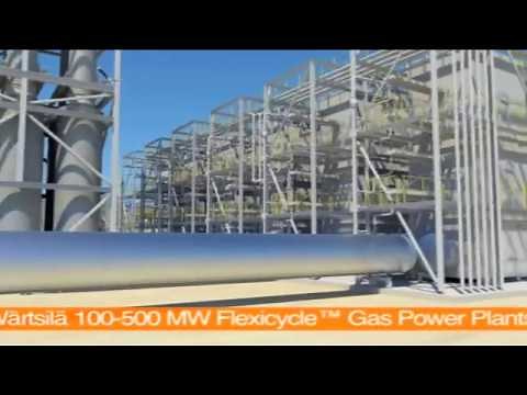 100-500 MW Flexicycle™ Gas Power Plants | Wärtsilä