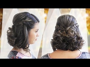 Easy hairstyle for short hair | Elegant hairstyle
