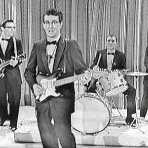 On this day in 1957, #BuddyHolly & The Crickets made their first of two appearances on The Ed Sullivan Show 🎶 https://EdSullivan.lnk.to/PeggySueFP | The Ed Sullivan Show