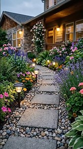 Don't Leave Your Front Yard Bare! Try THIS Walkway DIY 😳🏡
