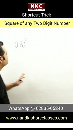 77K views · 1K reactions | Square of any Two Digit Number - Short Trick | Maths Solutions by Nand Kishore | Facebook