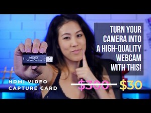Turn Your Camera Into a High-Quality Webcam With This $30 Capture Card!