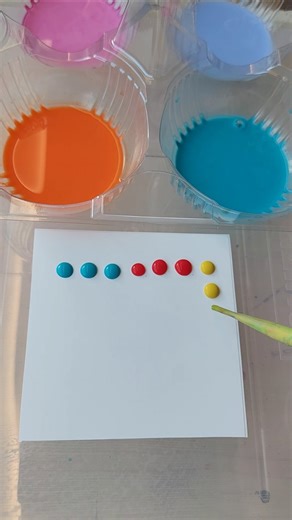 Relax your mind with color drops🌈 #shorts #satisfying #colordrop #colormindlap