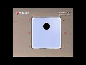 Τοποθέτηση υποκαθήμενου νεροχύτη κουζίνας Pyramis (Pyramis undermount Sink Installation)