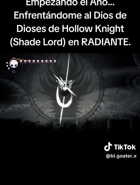 Enfrentando al Shade Lord en Hollow Knight Mod