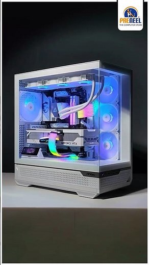 🦾 White Edition BULL PC Build in Antec C7 | RTX 4090 Ready Sci-Fi Chassis Review! | Preneel Insights
