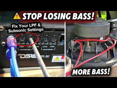 STOP LOSING BASS! The Best Subsonic & LPF Settings To Hit Harder!