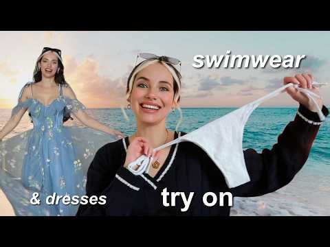 SPRING BREAK try on haul: swimwear, dresses & more from Samiol, Tory Burch, Retro Stage & YesStyle