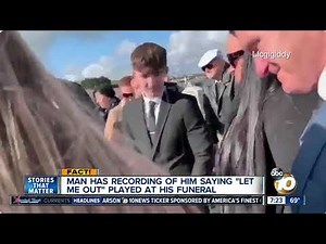 Dead man pranks loved ones at funeral?