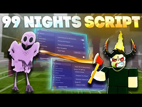 99 Nights in the Forest SCRIPT Gui [BRING ITEMS, KILL ALL, TELEPORT + AUTO WIN!] *NO KEY*