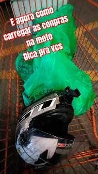 And now, how do I load the groceries onto the motorcycle?