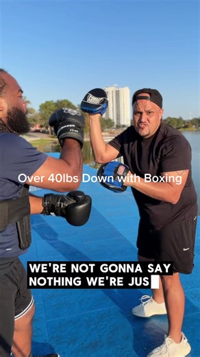 Good Friend of mine has lost over 40lbs doing boxing drills with me 🙂