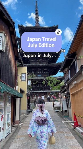 🇯🇵Japan Travel: July Edition 🏖️ Traveling to Japan in July offers a vibrant mix of cultural experiences and lush summer landscapes. The weather is hot and humid, and the early part of the month may still see the tail end of the rainy season. This time of year is marked by numerous festivals which draw large crowds and feature parades, traditional music, and/or fireworks. To enjoy your trip, stay hydrated, wear light clothing, use cooling items and be prepared for sudden rain showers. •┈••✦••┈