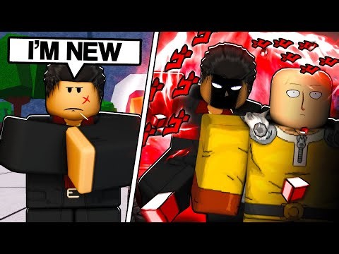 i Pretended to be NOOB in The Strongest Battlegrounds.. (ROBLOX)