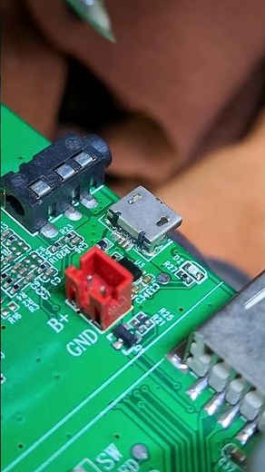 How to remove micro USB charging port #electronics