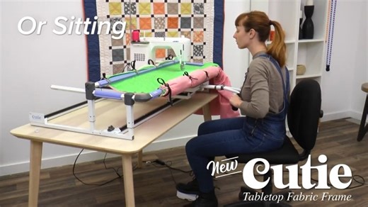 Cutie Tabletop Fabric Frame - Quilting Frame