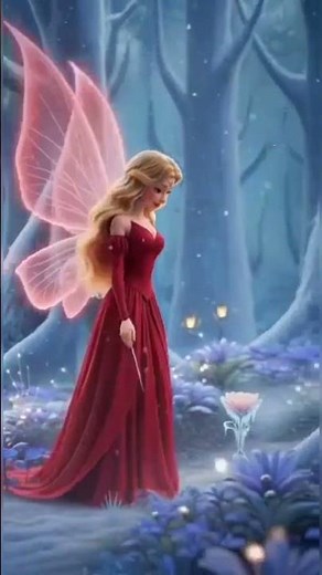 magical fairy story short | frozen flower fairy story