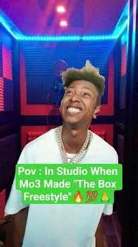 In Studio When Mo3 Made "The Box Freestyle"🔥💯🙏#mo3 #viralvideo #dallas #dfw #worldstarhiphop