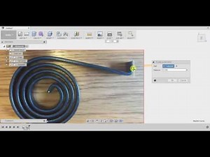 Modeling a clock spring in Autodesk Fusion 360