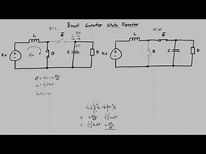 Boost Converter State Equation Derivation
