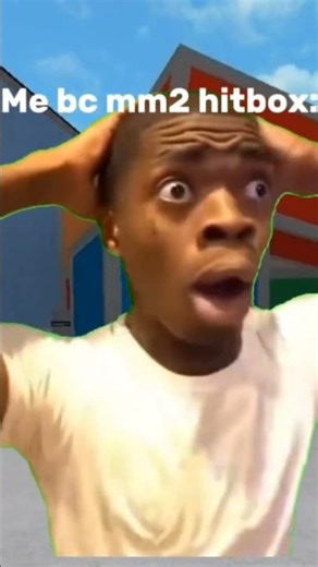 Mm2 hitbox is horrible sm days. #roblox #edit #helpmemakethismakesense #mm2