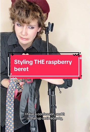Styling the Raspberry Beret: 80s Vintage GRWM