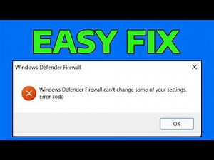 How To Fix Windows Firewall Can't Change Some of Your Settings 0x80070422 Error