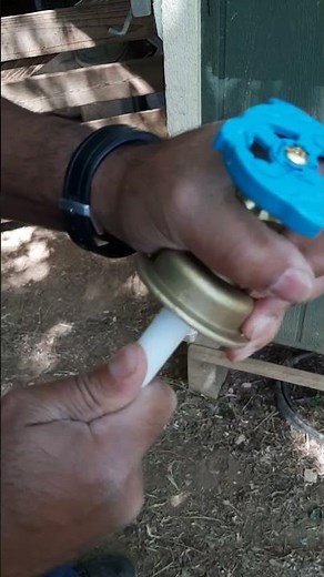 Quick & Easy DIY: Installing a SharkBite Hose Valve #HomeImprovement #diyplumbing #founditonamazon
