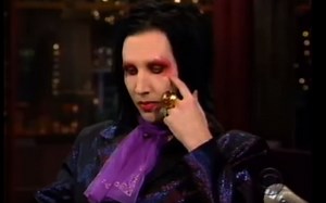 【生肉】玛丽莲曼森第一次上大卫莱特曼深夜秀[1998]