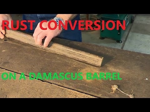 Rust Conversion on Damascus Barrels
