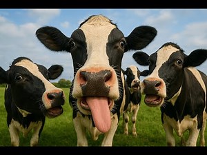 Funny Cows Compilation | Hilarious Cow Reactions & Farm Fun Moments Sapi Ngemil Rumput Sambil Joget