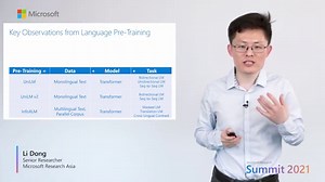 Research talk: Large-scale, self-supervised pretraining: From language to vision - Microsoft Research