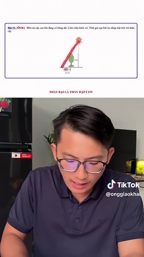 Giải quyết bài tỉ số lượng giác cùng ông giáo Khải