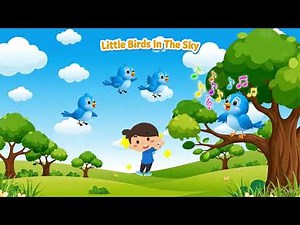 Little Birds In The Sky 🐦✨ | Kids Song