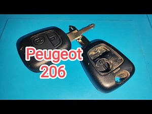 PEUGEOT 206 Popravka i zamena kucista kljuca *neko pojeo dugmice*