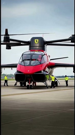 Ferrari Flying Car: Hyper-Realistic eVTOL Concept | The Future of Luxury Air Mobility