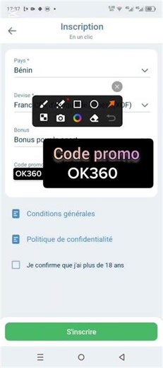 Comment s'inscrire sur 1xbet rapidement #1xbet #codepromo #parissportifs #inscription #france