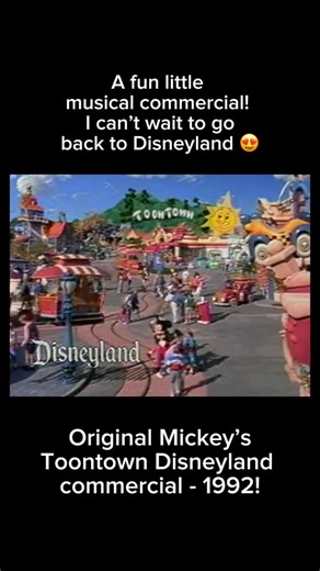 Disney Mouse House on Instagram: "The original Mickey’s Toontown Disneyland commercial from 1992! I can’t wait to go back to Disneyland! And what a great throwback! #disney #instadisney #disneyreels #disneyinsta #disneyworld #disneygram #disneyig #disneyparks #disneyland #disneylandpark #disneylandresort #throwback #retro #vintage #waltdisney #mickeymouse #disneylife"