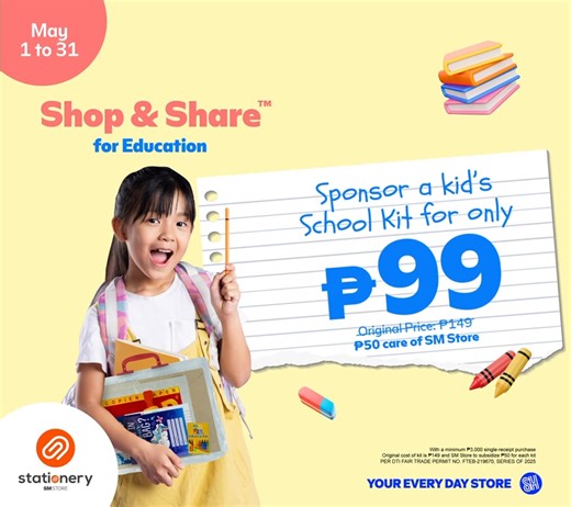 2.1K views | Give the gift of learning with SM Store’s Shop & Share...